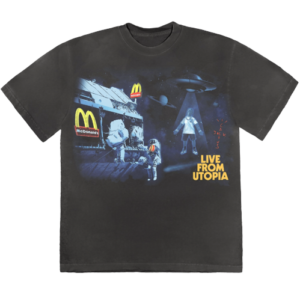 Travis Scott x Mcdonald’s Live From Utopia T-Shirt